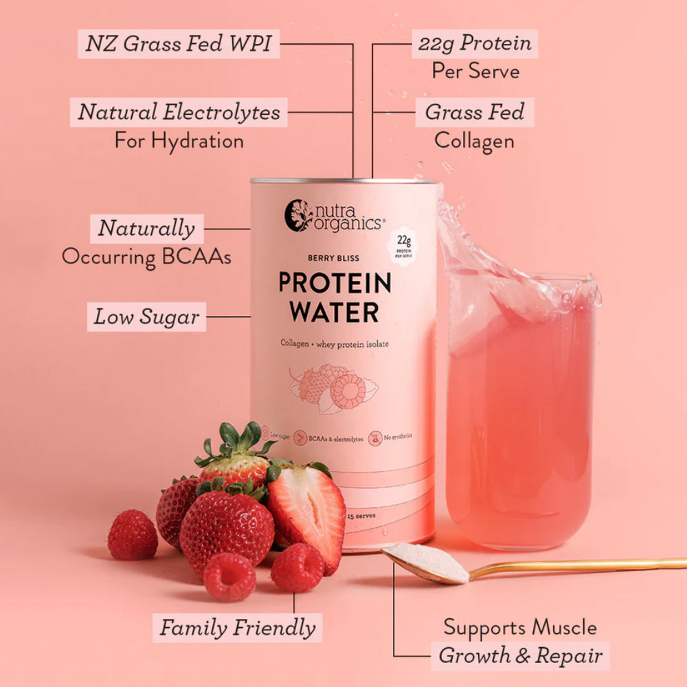 Nutra Naturals Protein Water Berry Bliss image 1