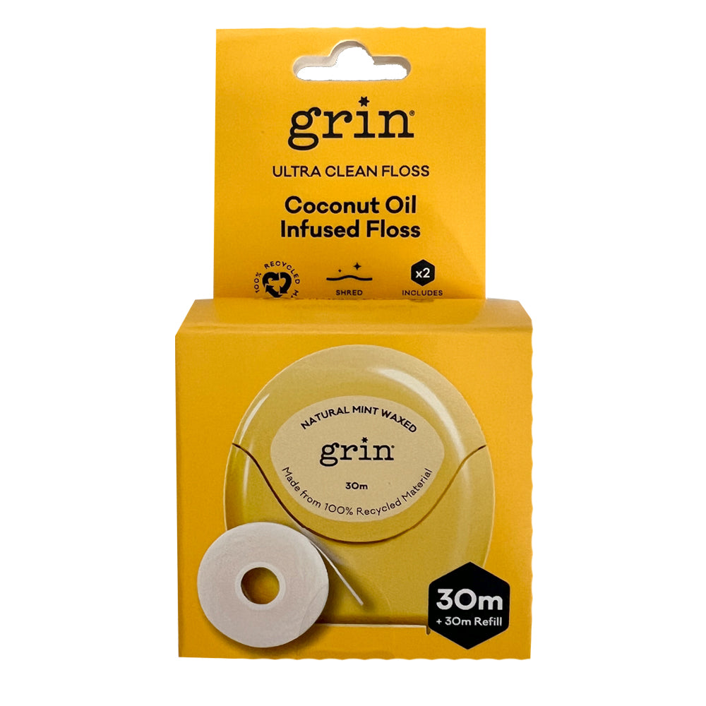 Grin Coconut Infused Floss 30m plus a 30m refill image 0