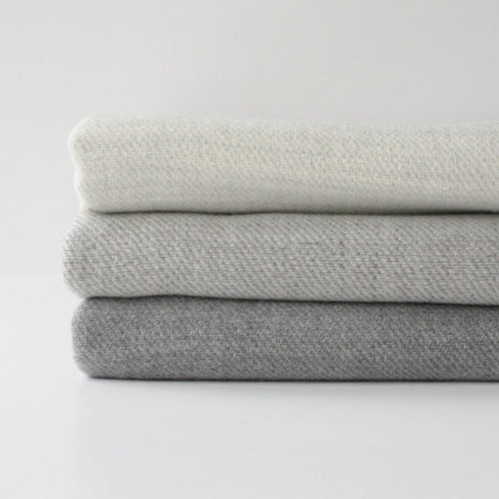 Kontex Wool/Cotton Throw - Dark Grey image 1
