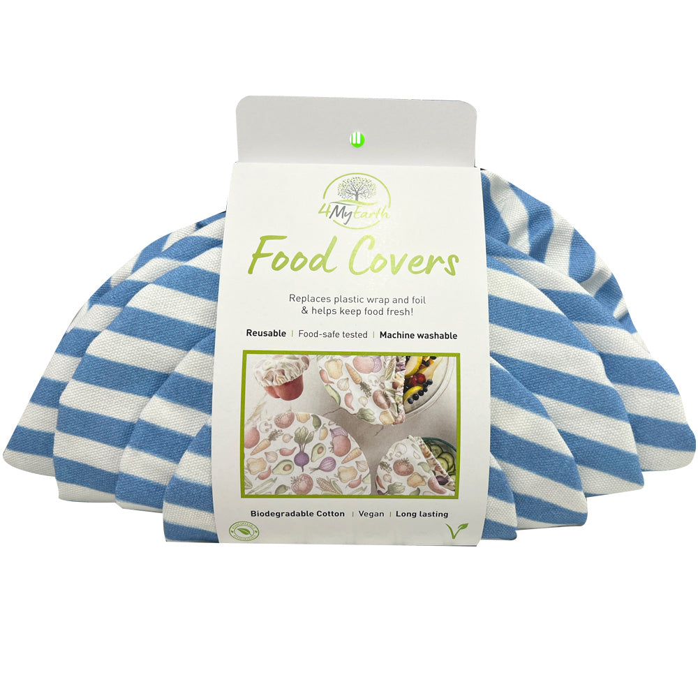 4 My Earth Food Cover Set - Denim image 0