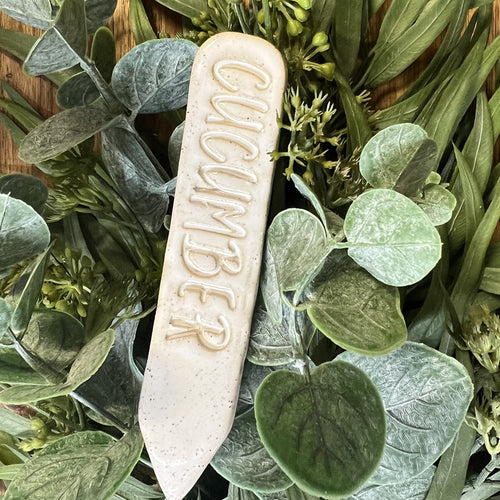 Ceramic Garden Stake - Cucumber image 0