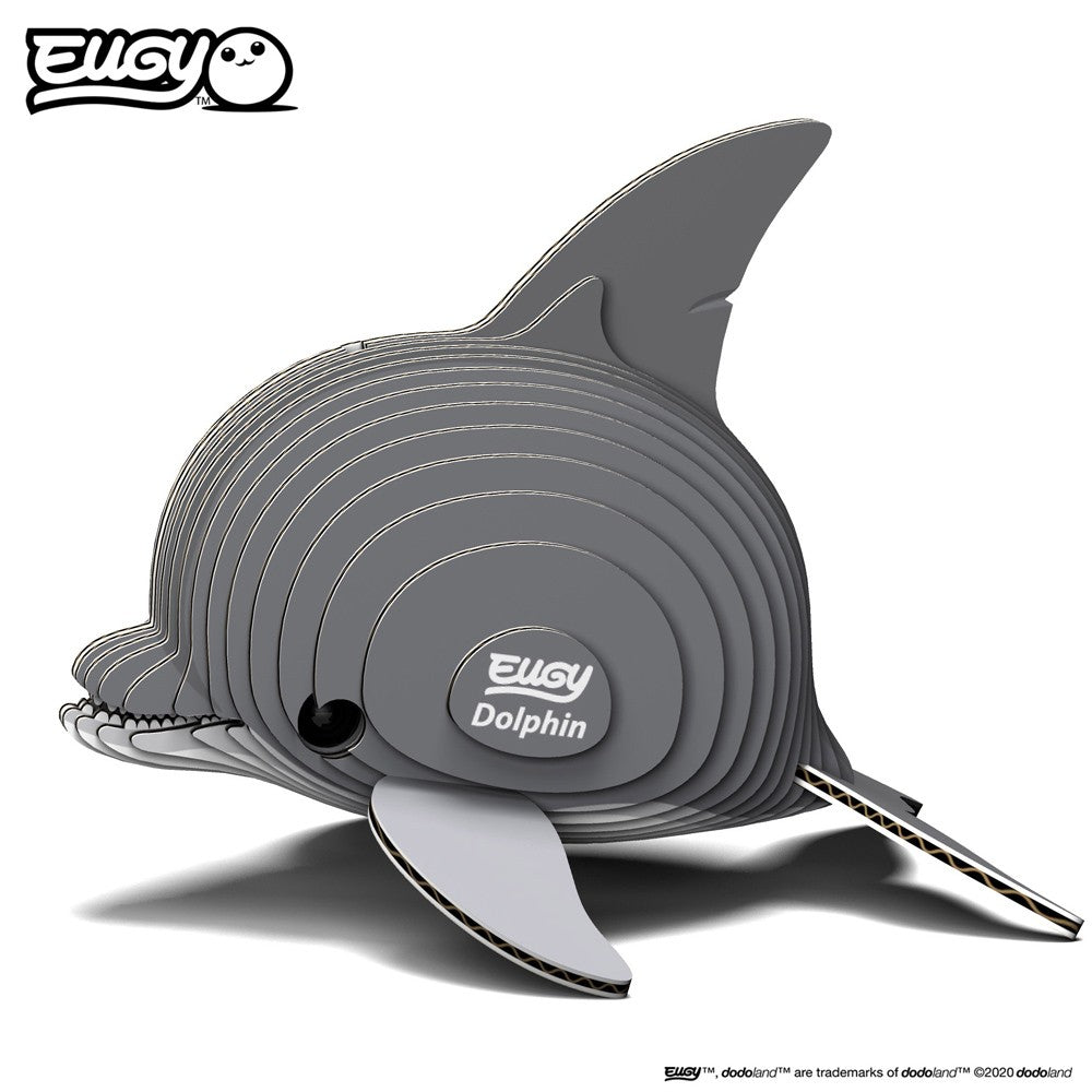 Eugy 3D Cardboard Model Kit - Dolphin image 0