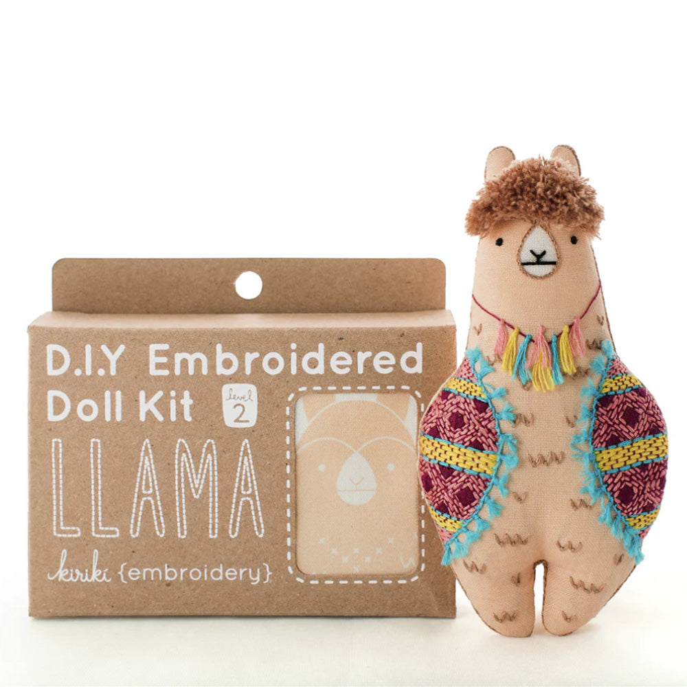 DIY Embroidered Llama image 1