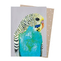 Earth Greeting Card Bessie Budgie image 0