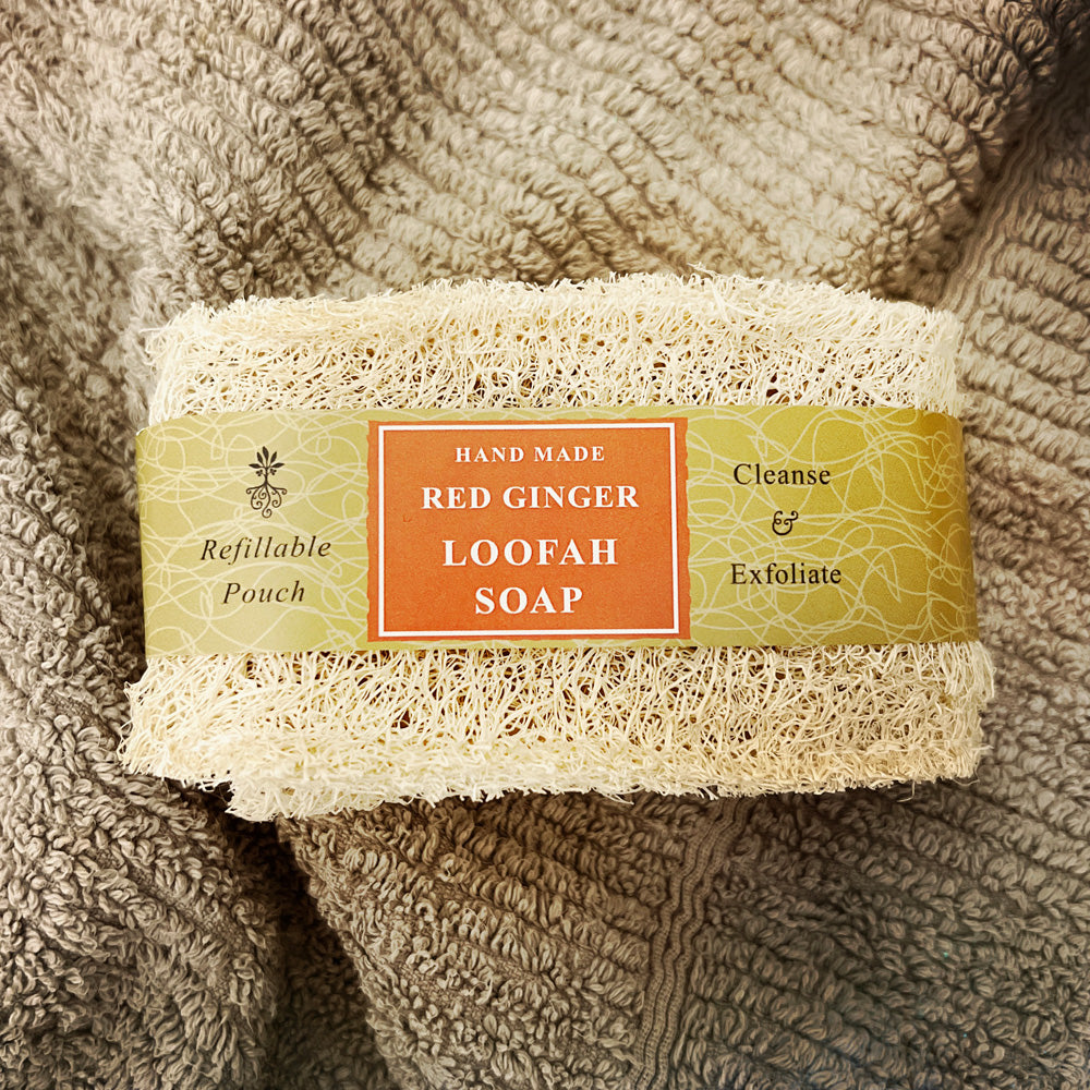 Red Ginger Loofah Soap image 0