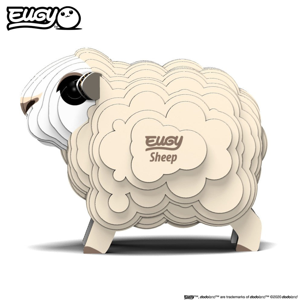 Eugy 3D Cardboard Model Kit - Sheep image 0