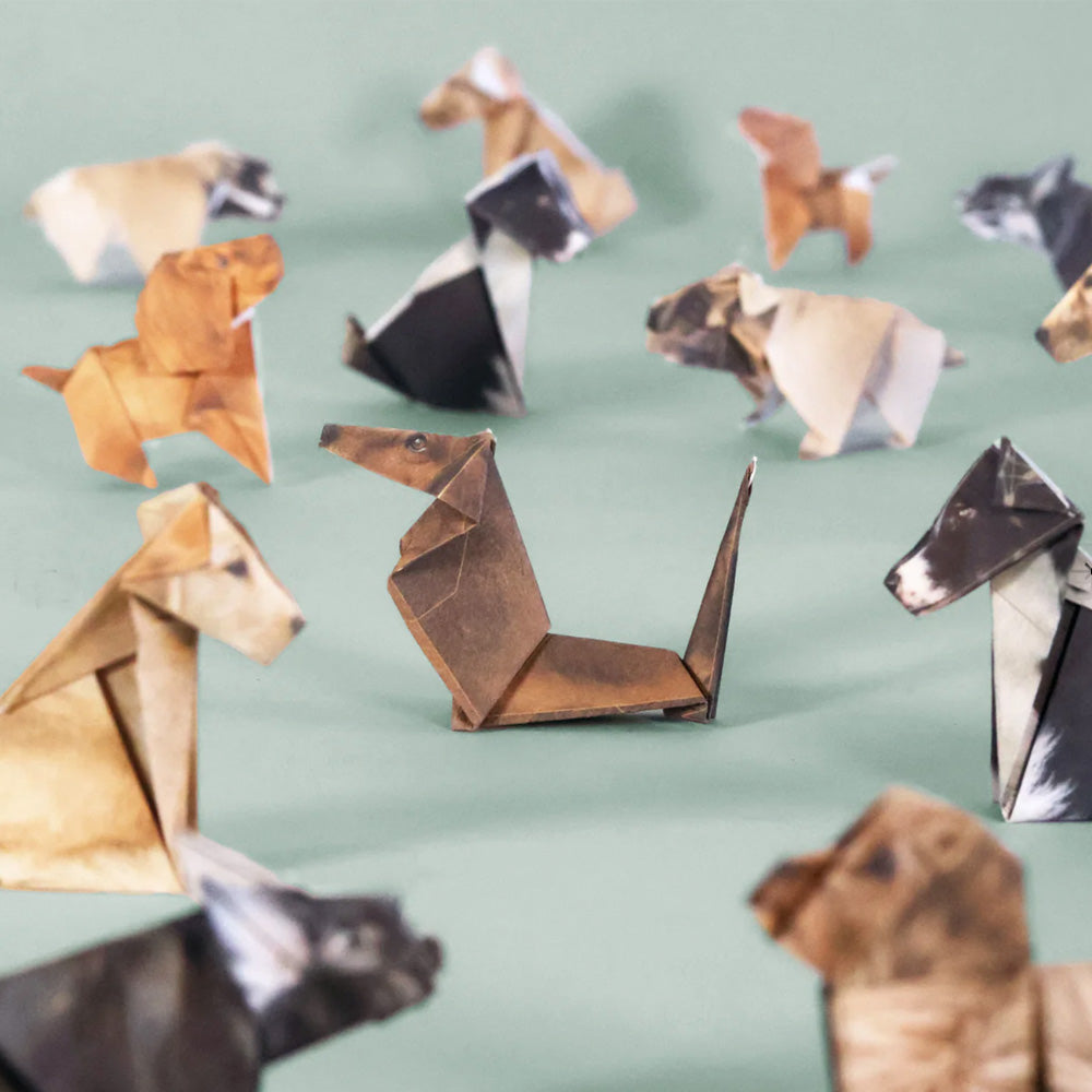 DIY Mini Paper Origami Pups image 1