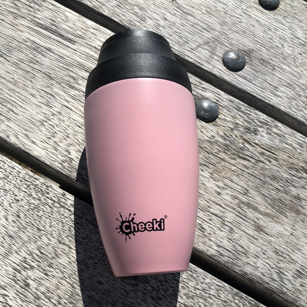 Cheeki Insulated Coffee Mug Pink- 350ml image 2