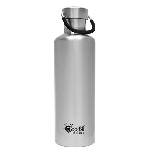 Cheeki Insulated Stainless Steel Bottle - Silver 600ml image 0