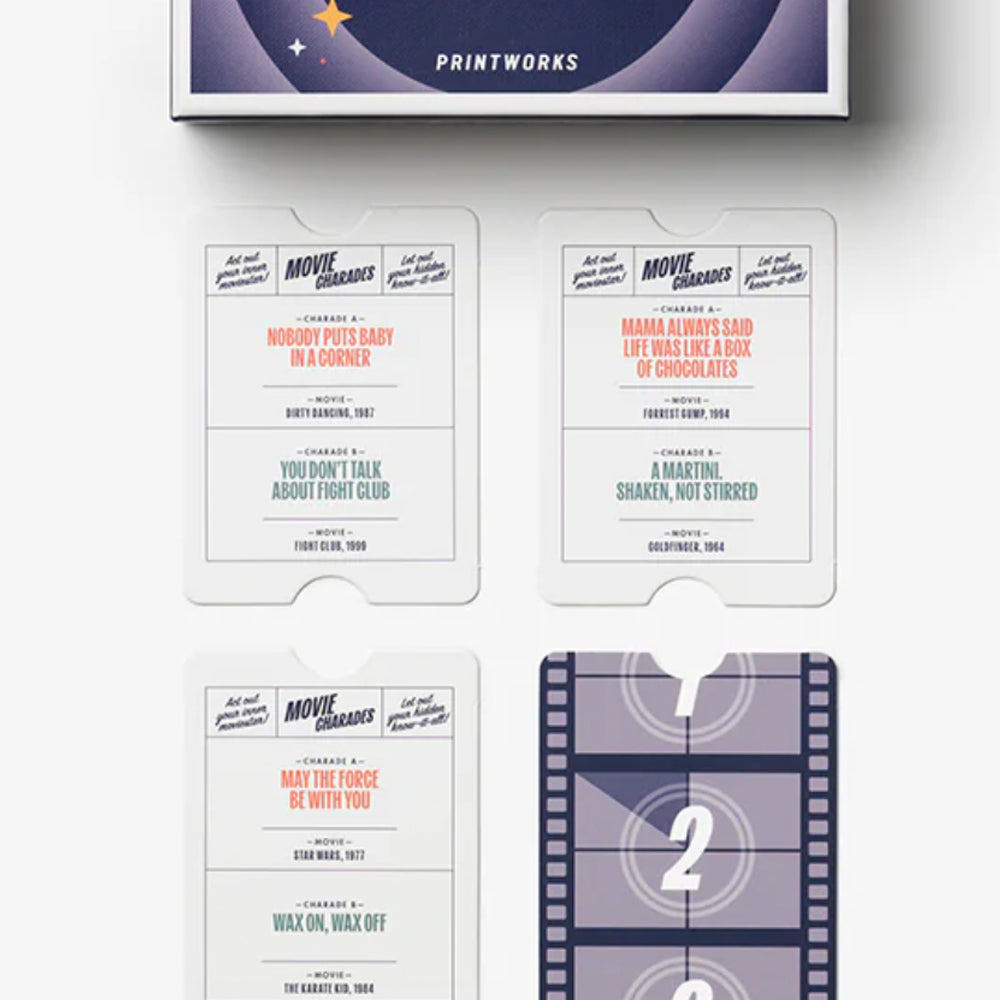 Movie Charades Card Game image 1
