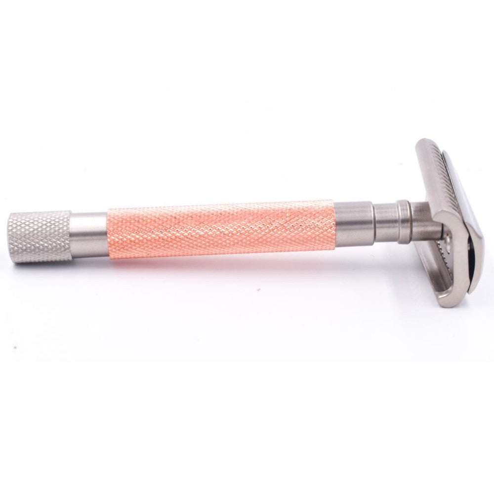 Parker Semi Slant Safety Razor - Rose Gold image 0