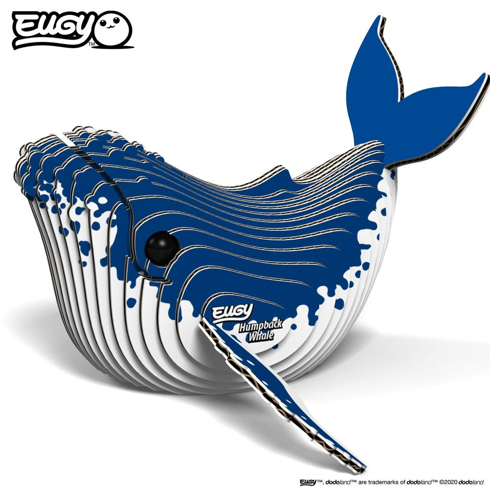 Eugy 3D Cardboard Model Kit - Humpback Whale image 0