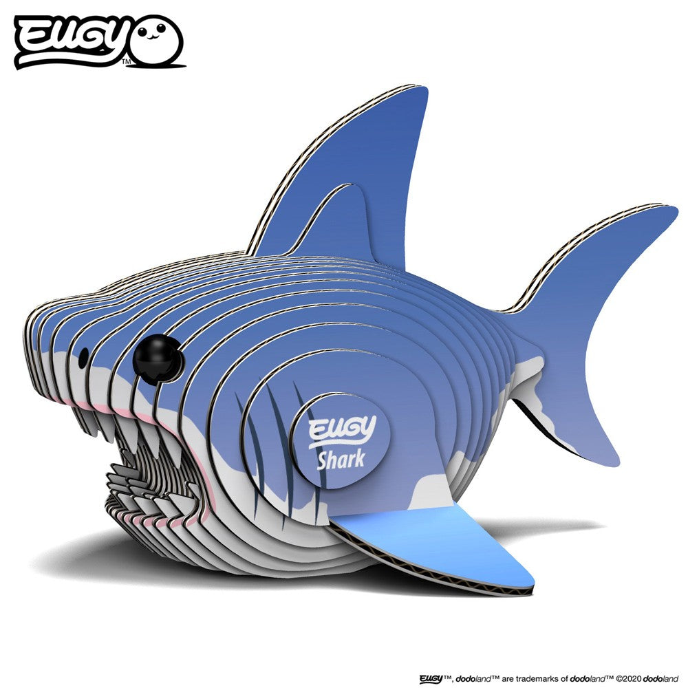 Eugy 3D Cardboard Model Kit - Shark image 0