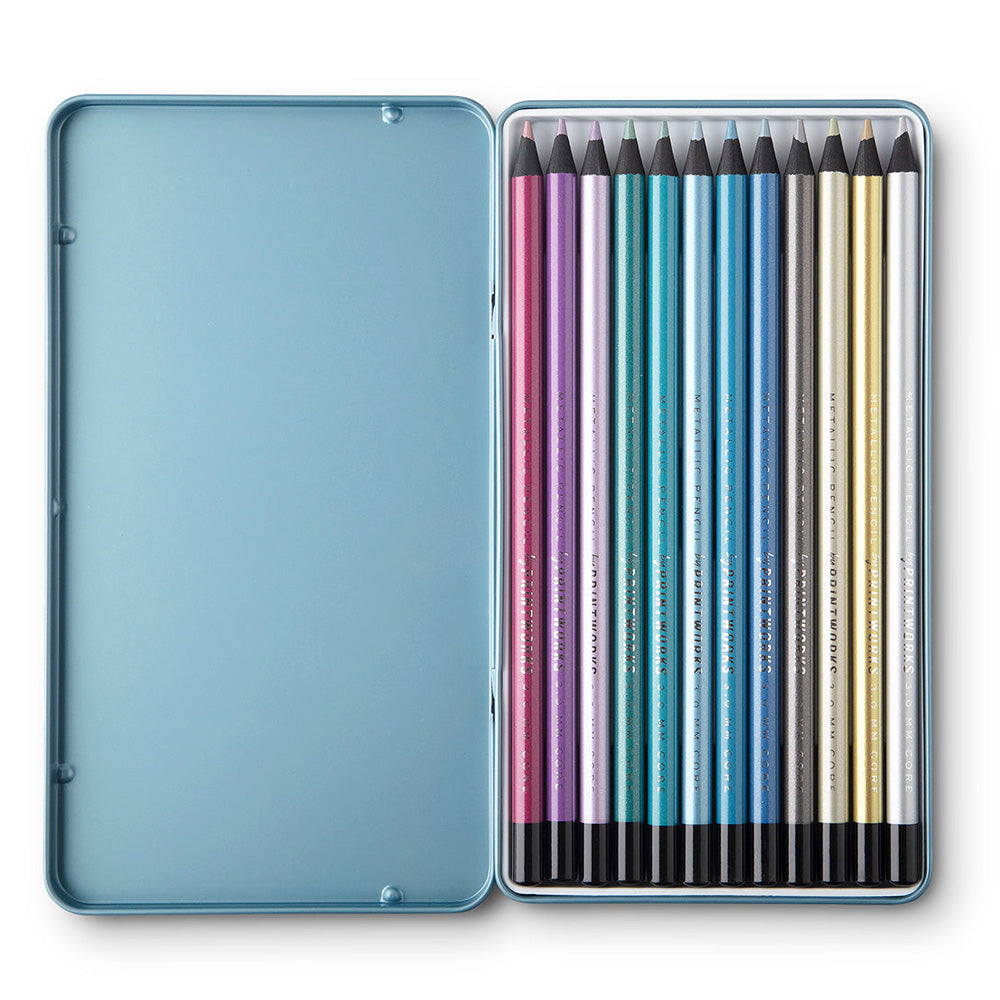 Set of 12 Metallic Pencils image 1