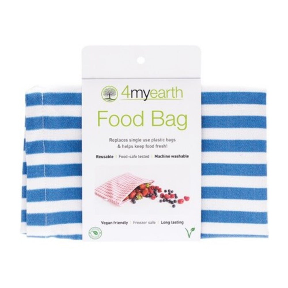 4 My Earth Food Bag - Denim Stripe
