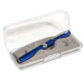 Bullet Space Pen Stylus Blue & Chrome image 0