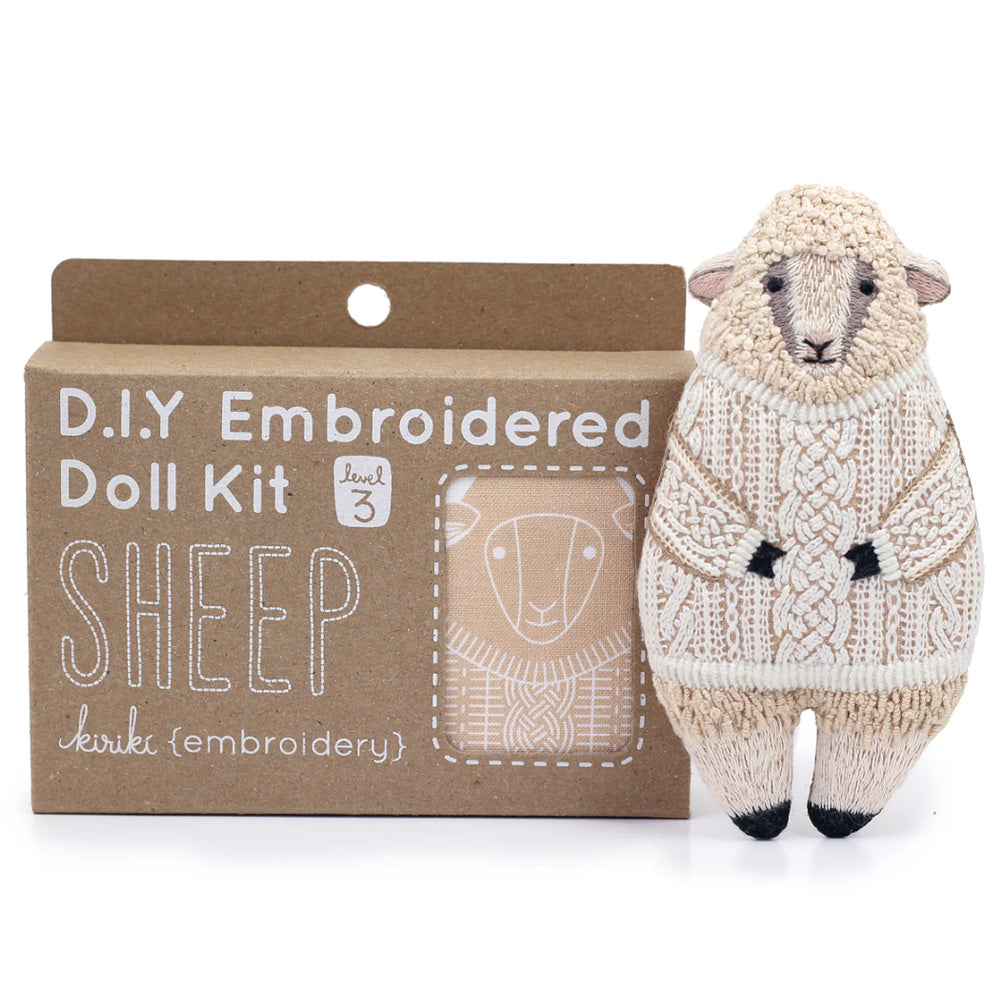 DIY Embroidered Sheep image 1