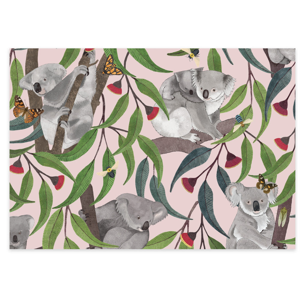 Folded Wrapping Paper - Koala Playground image 0