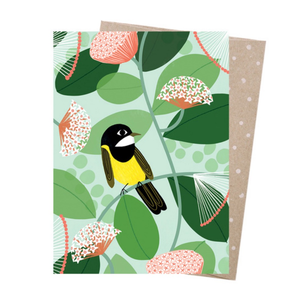 Greeting Card - Australian Golden Whistler image 0