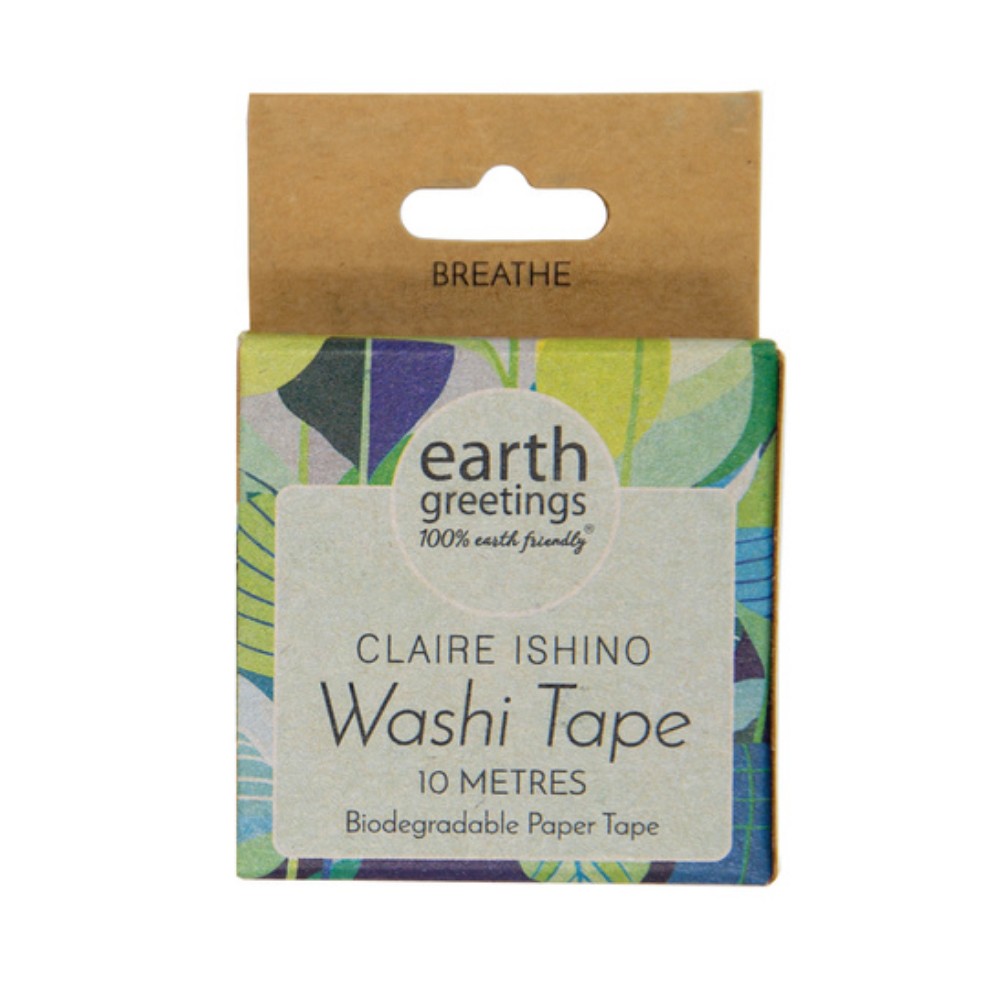 Washi Tape Biodegradable Paper Tape 10 metres Breathe image 0