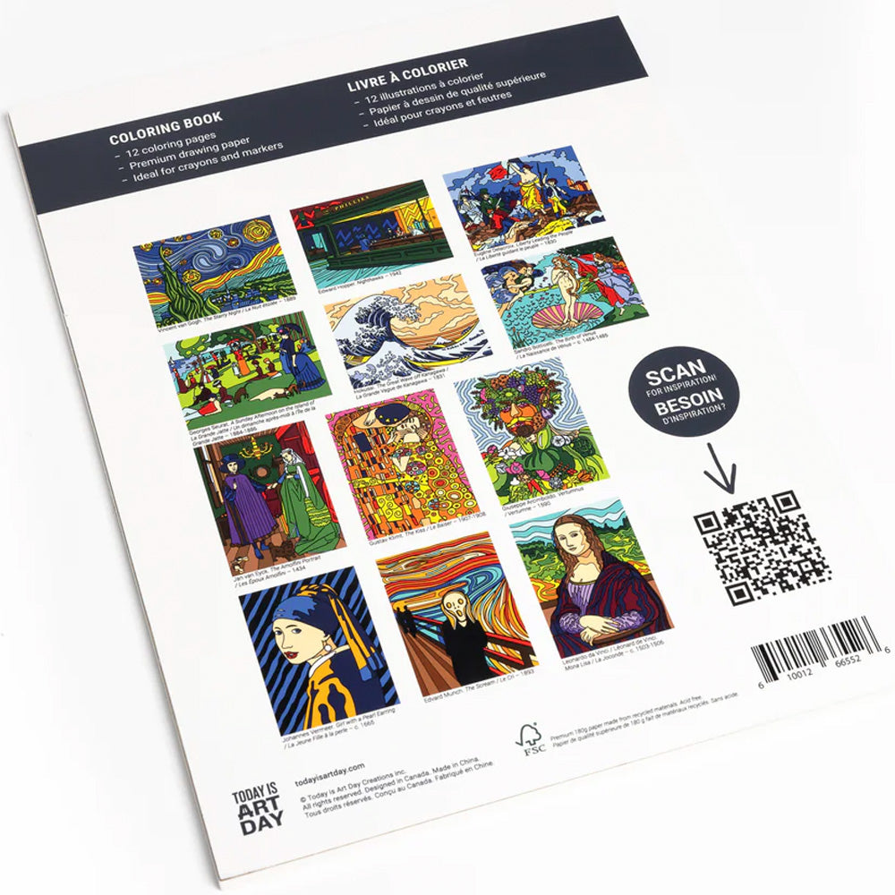 Masterpieces Colouring Book image 1