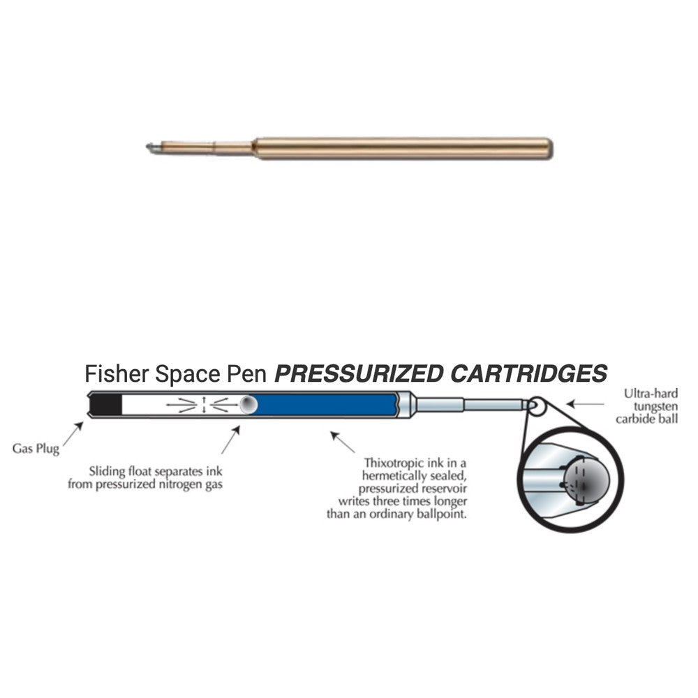 Space Pen Pressurised Refill - Black Ink image 0
