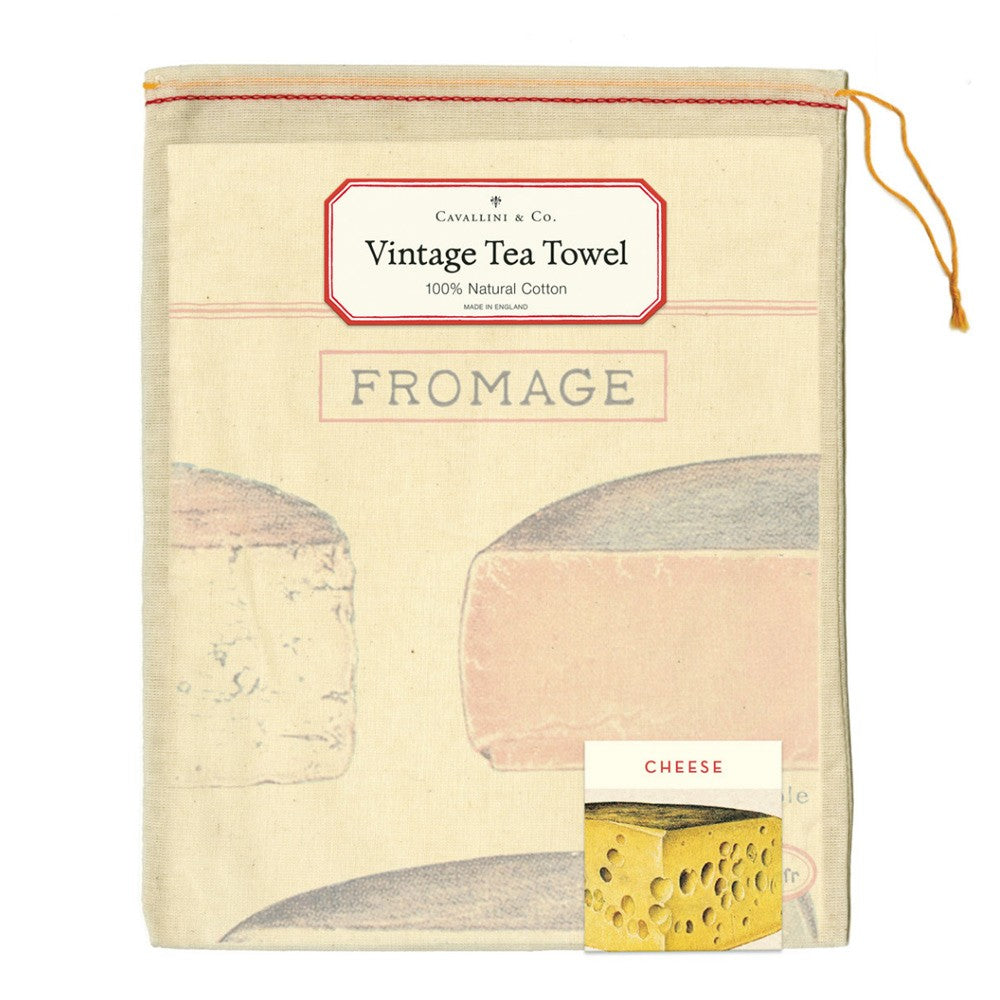 Vintage Tea Towel - Cheese image 1