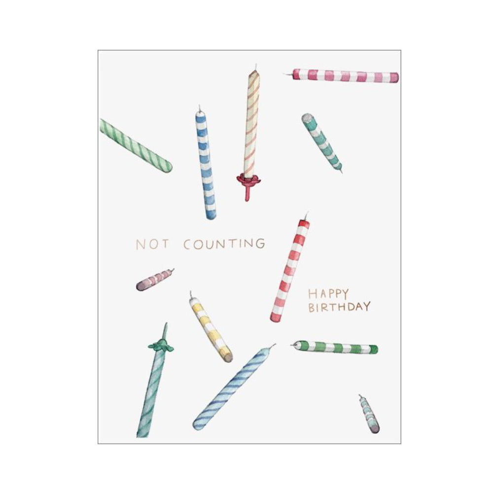 Not Counting Birthday Card image 0