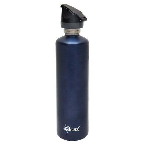 Cheeki Active Stainless Steel bottle - Ocean with Sports Lid 1ltr image 0
