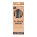 Ever Eco Stainless Steel Smoothie Straws - 4pk straight with cleaner image 0