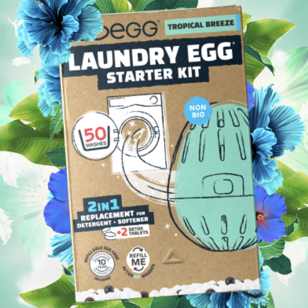 Eco Egg Starter Kit 50 Washes - Tropical Breeze image 0