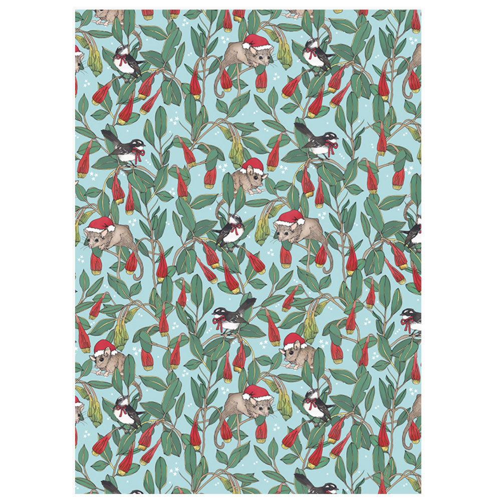 Folded Wrapping Paper - Festive Forest image 1