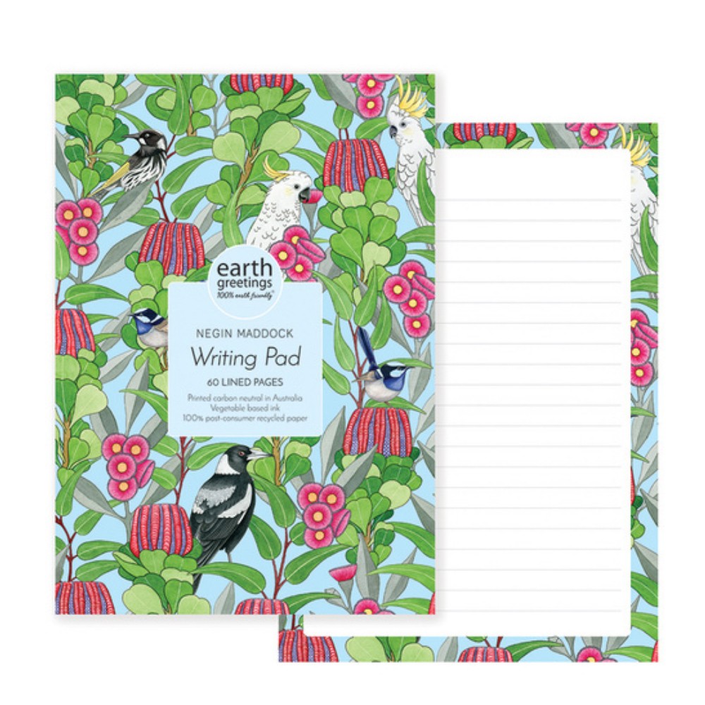 Recycled Paper A5 Writing Pad - Native Jazz image 0