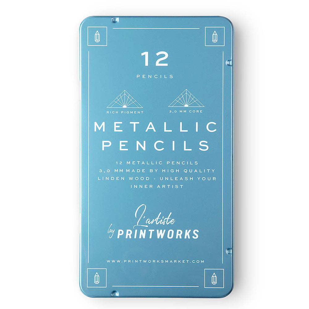 Set of 12 Metallic Pencils image 0