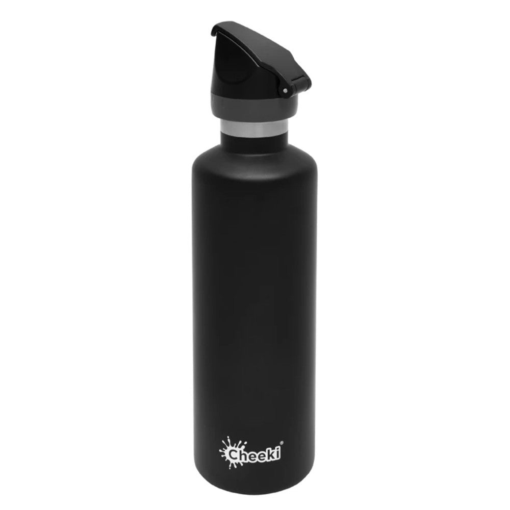 Cheeki Insulated Stainless Steel bottle Active - Matte Black 600ml image 0