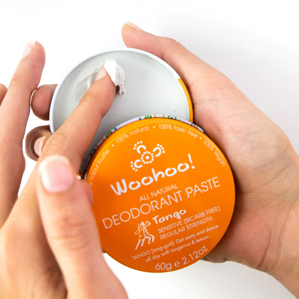 Woo Hoo Natural Deodorant - Tango 60g Tin Bicarb Free image 0