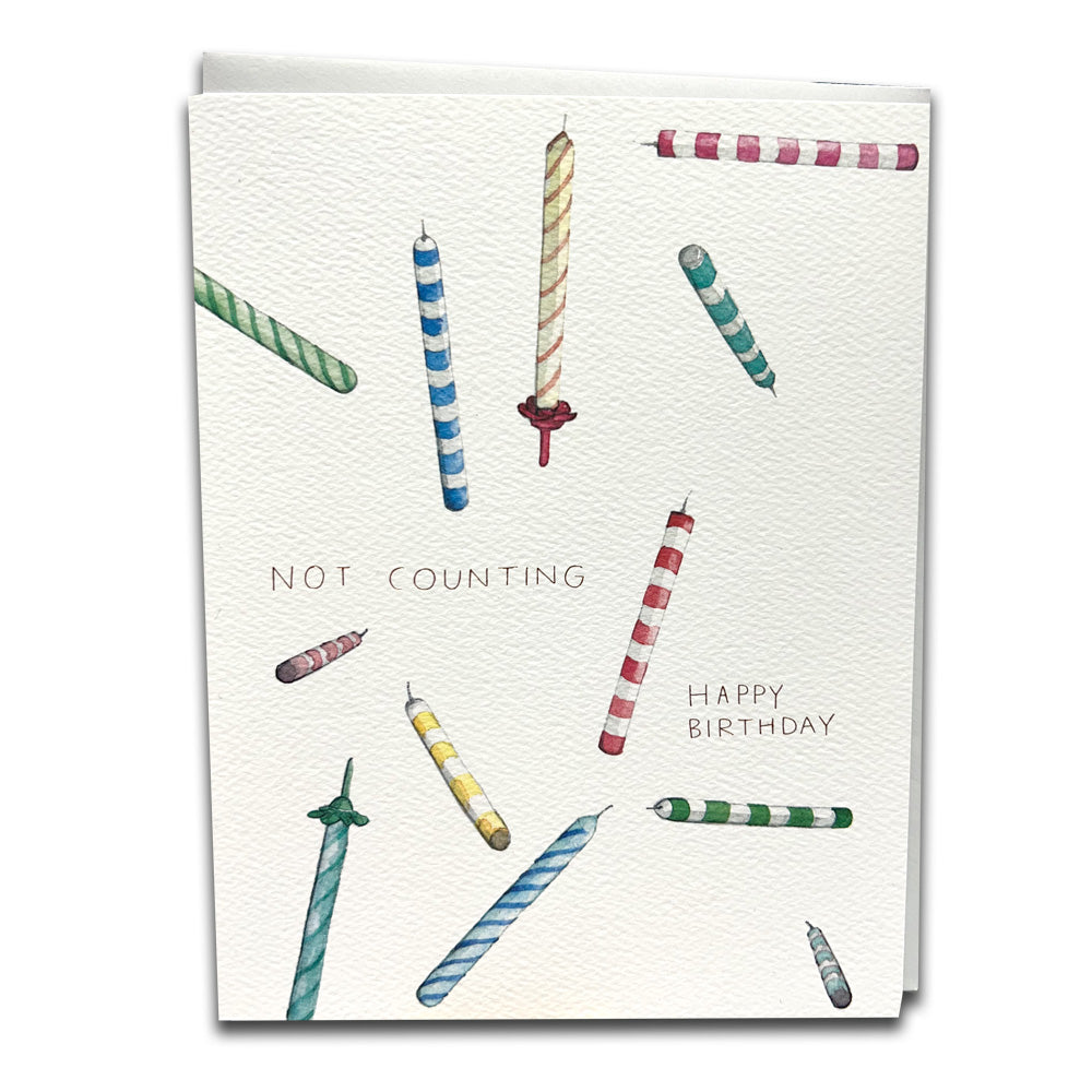 Not Counting Birthday Card image 1