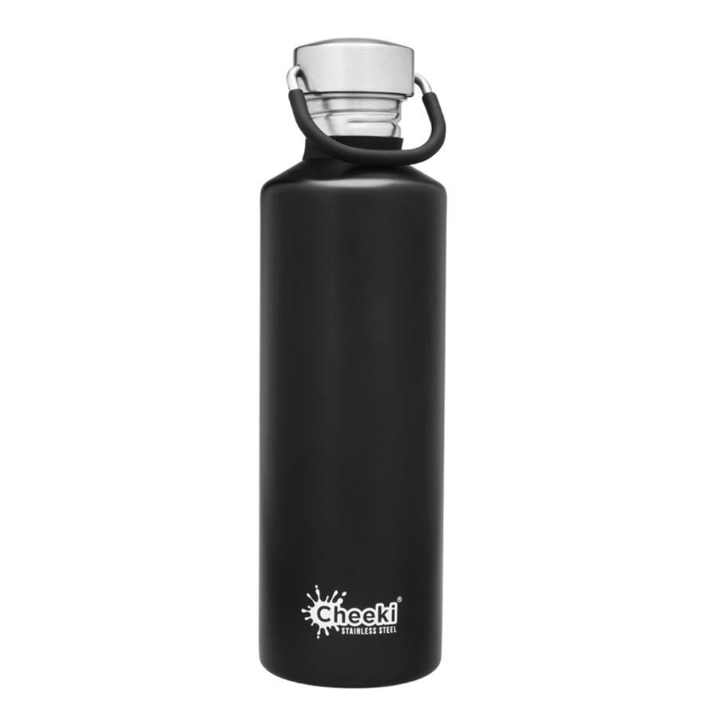 Cheeki Stainless Steel bottle - Matte Black 750ml image 0