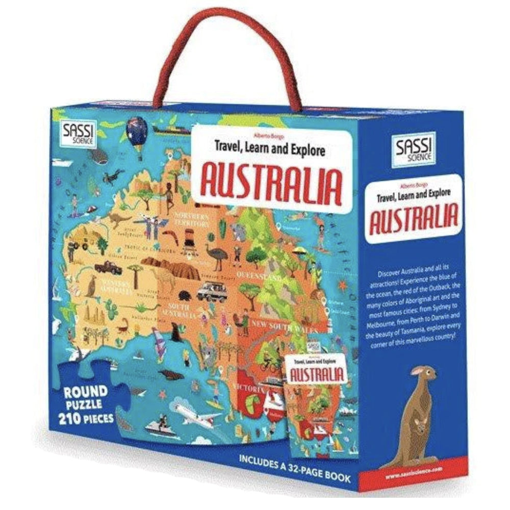 Sassi Travel, Learn, Explore OZ Puzzle and Book image 0