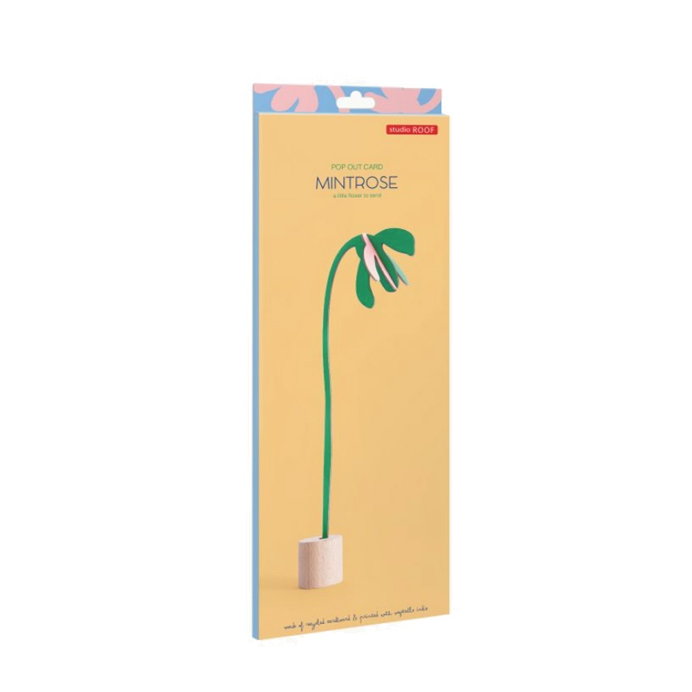 Studio Roof Pop Out Card Mintrose image 0