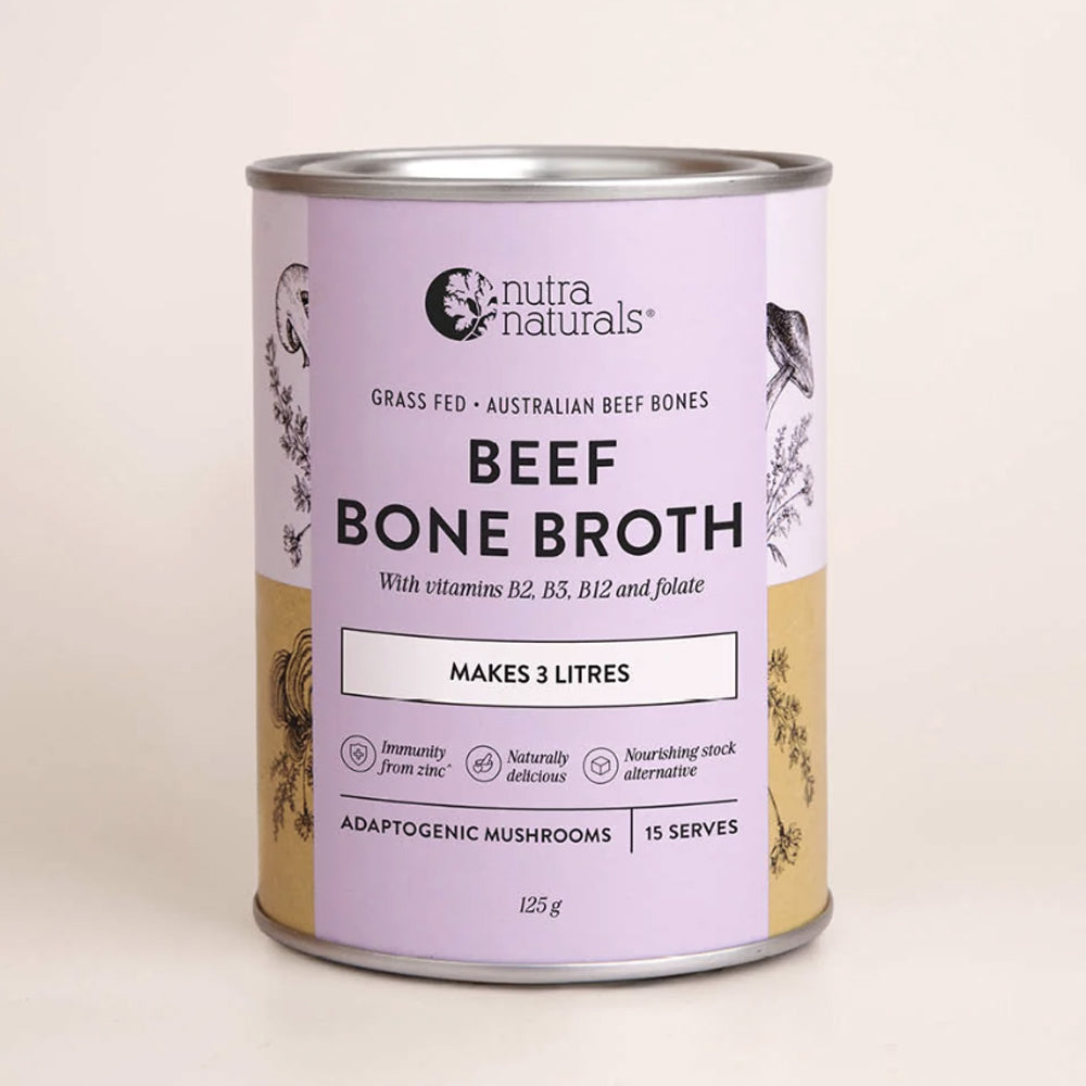 NutraOrganics Beef Bone Broth Adaptogenic Mushrooms