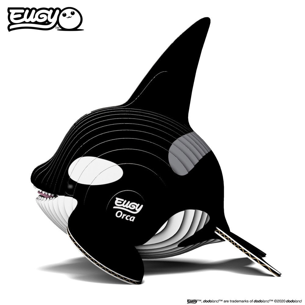 Eugy 3D Cardboard Model Kit - Orca image 0