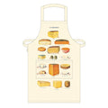 Vintage Apron Cheese 100% Natural Cotton image 0