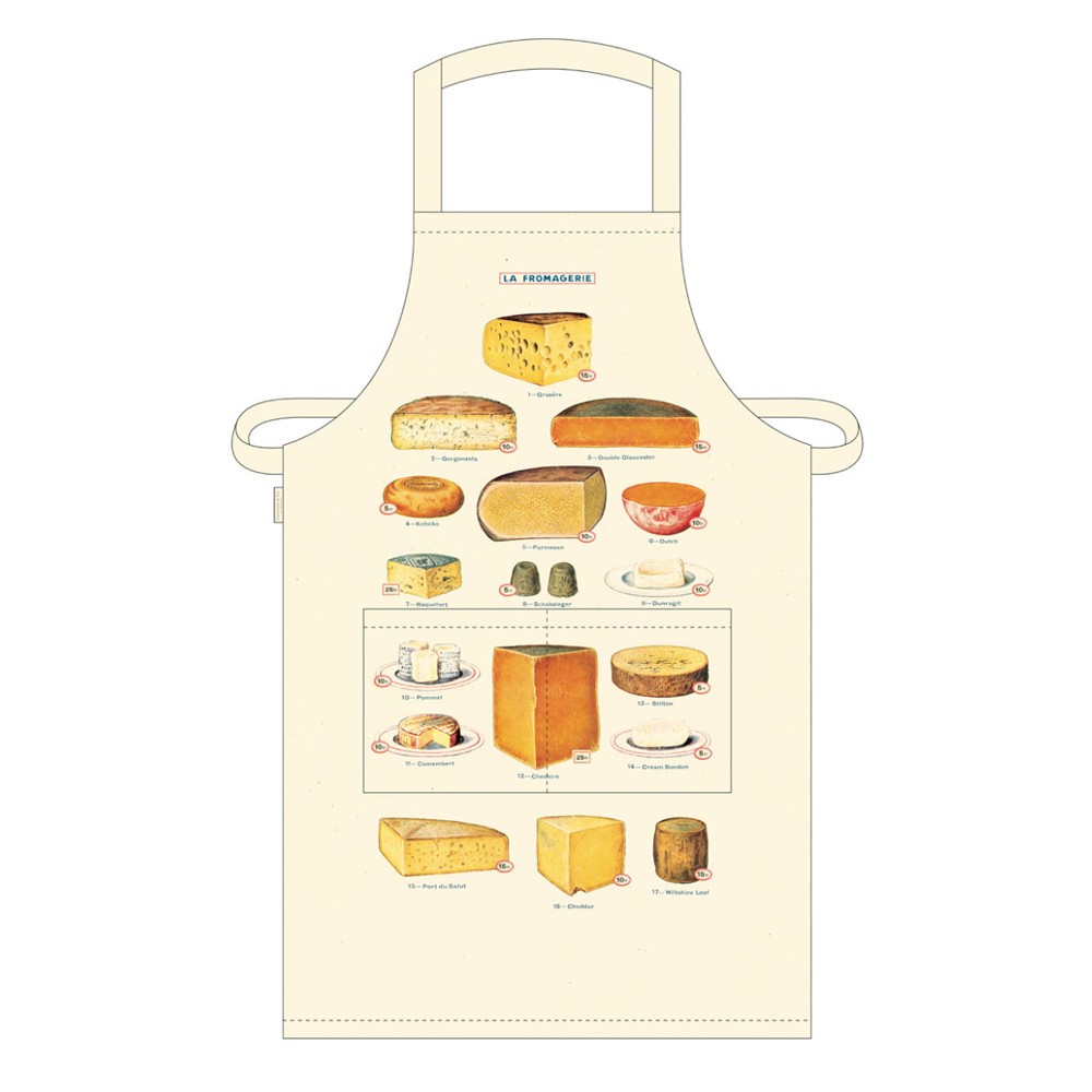 Vintage Apron Cheese 100% Natural Cotton image 0