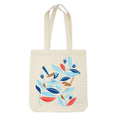 Certified Organic Cotton Tote Bag - Peaceful Wrens image 0