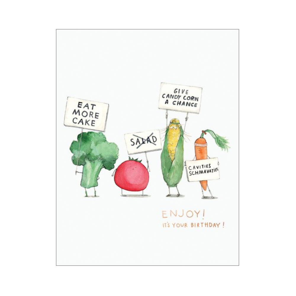 Veggie Strike Birthday Card image 0