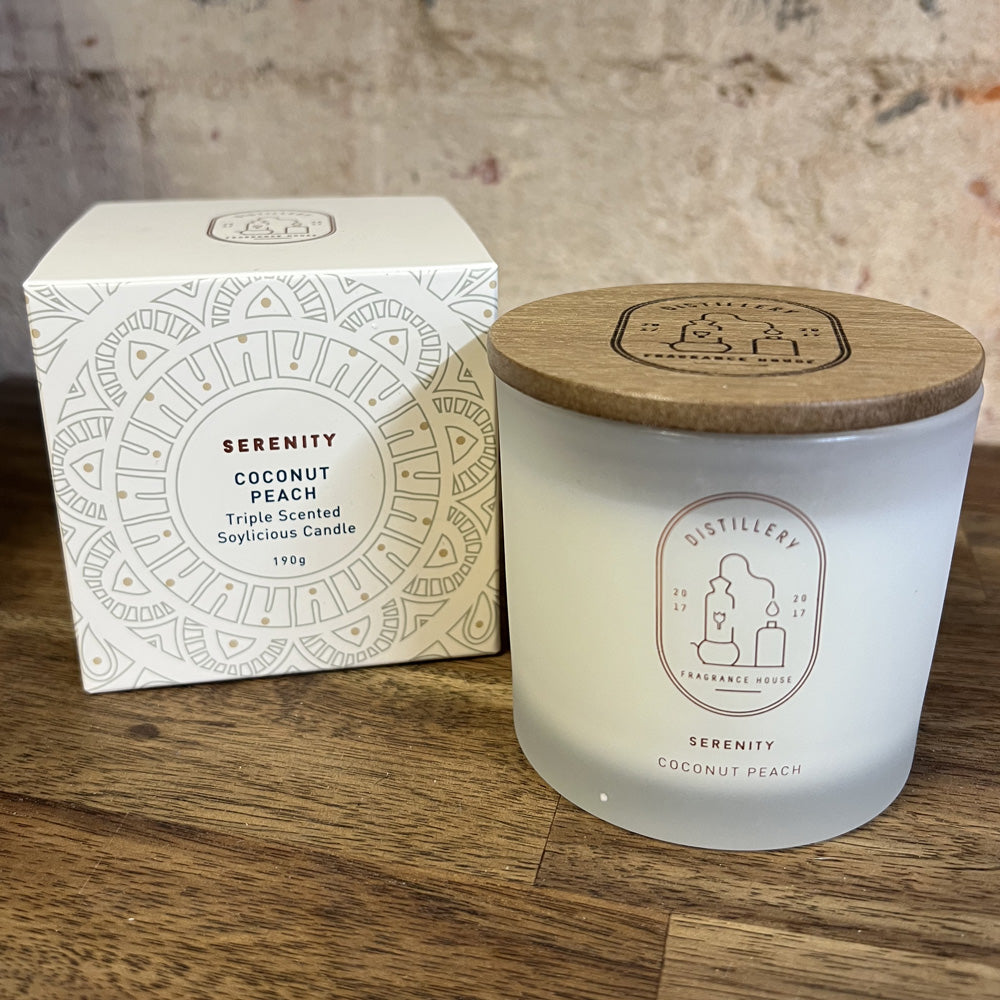 Coconut Peach Sorbet Soy Candle 190g image 0