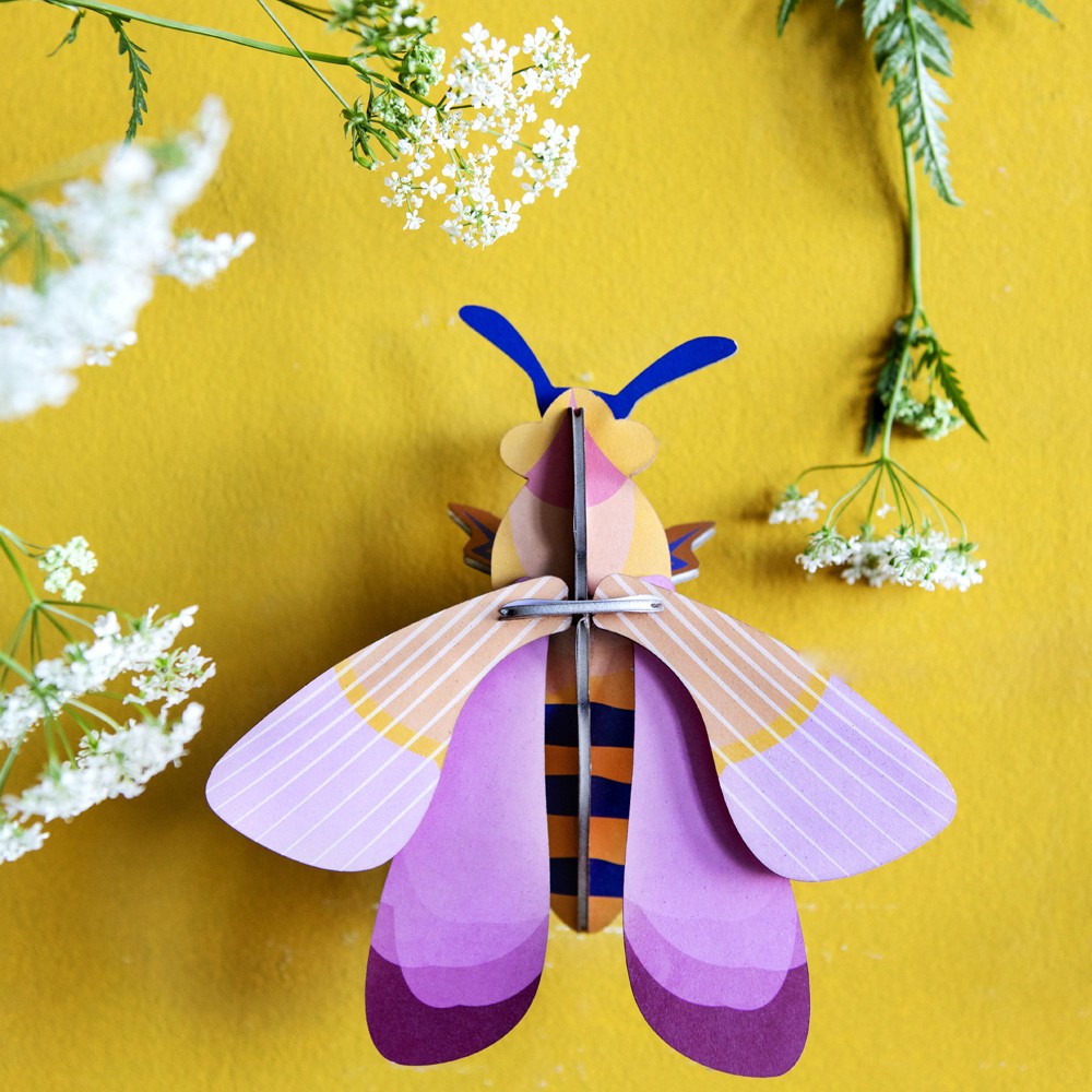 Studio Roof Wall Decor Pink Bee image 1