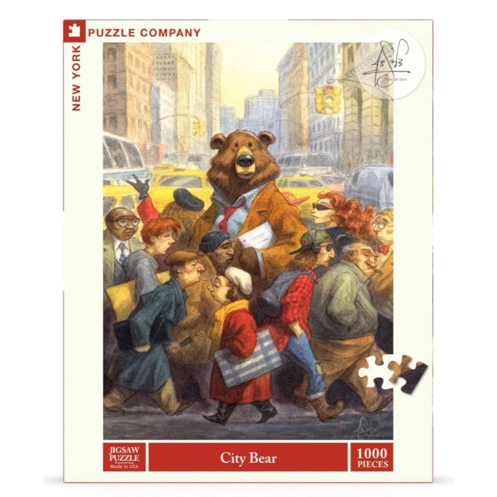 NYPC City Bear 1000 piece Puzzle image 0