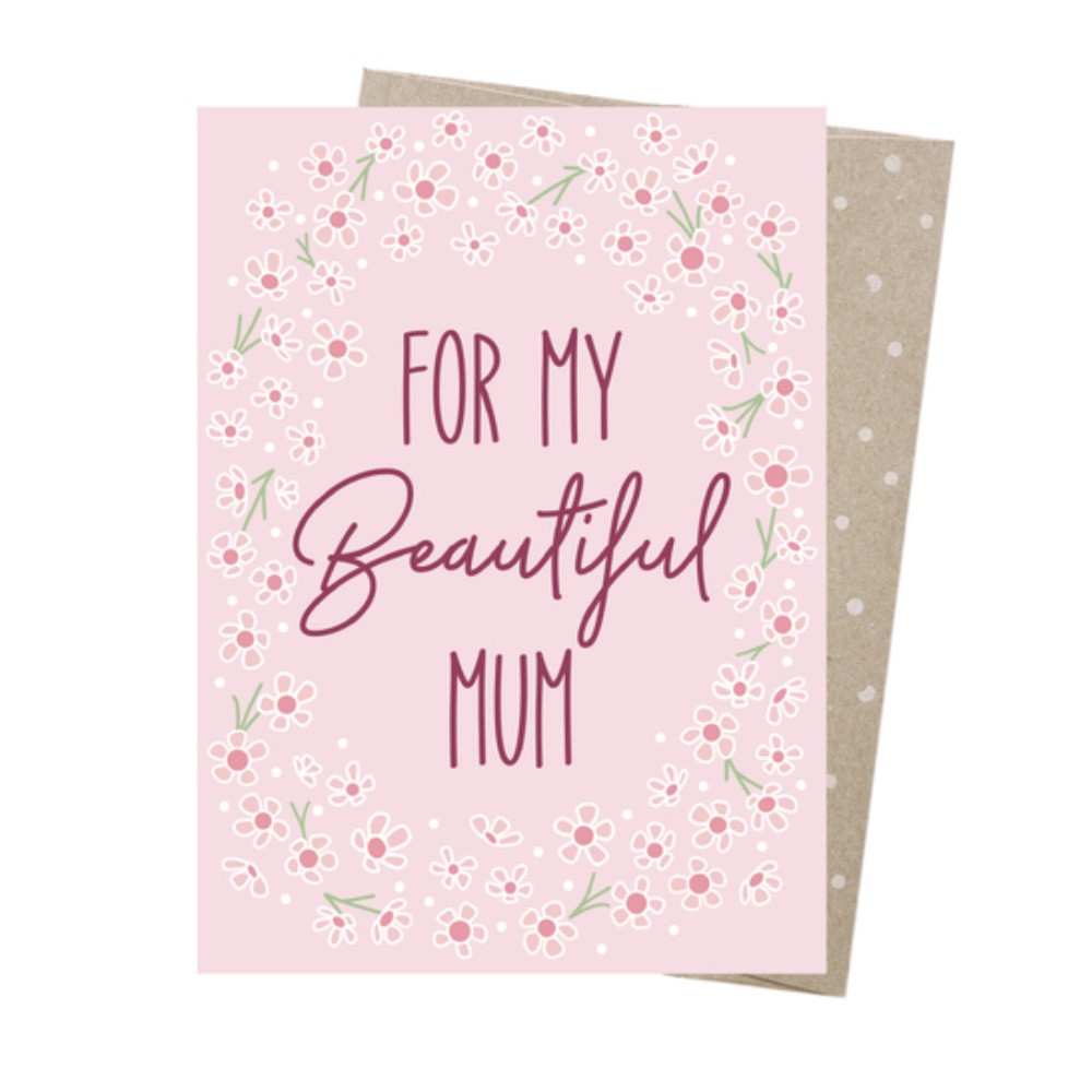 Earth Greeting Card Beautiful Mum image 0